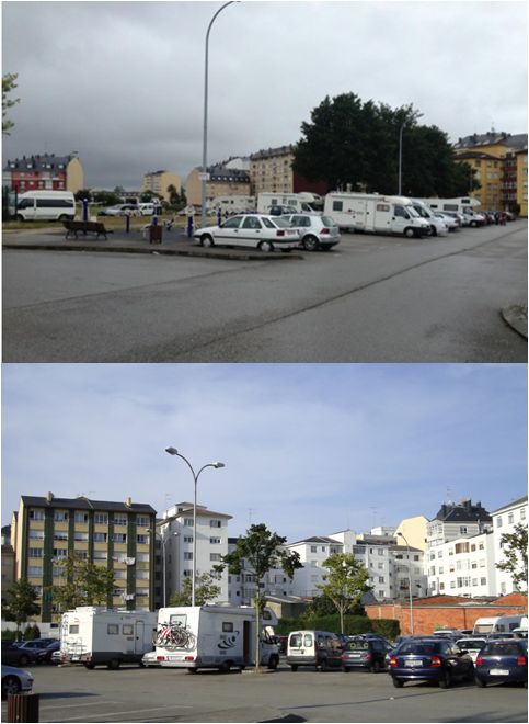 RIBADEO, parking; Lugo.jpg