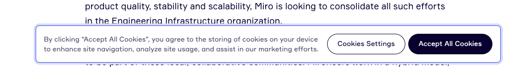 This cookie banner encourages users to select “Accept All Cookies” because it’s highlighted as the primary button