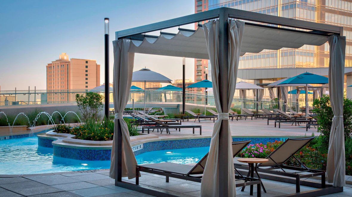 Altitude Rooftop & Pool, Marriott Houston and Couples Experience