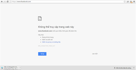 Laptop không vào được Facebook phải xử lý như thế nào?