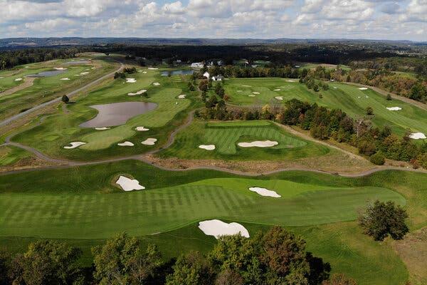 A portion of Mr. Trump’s golf club in Bedminster, N.J., brought the first in a series of nondevelopment agreements that he wrote off as tax deductions. 