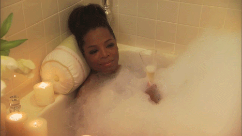 oprah relaxing bath.gif