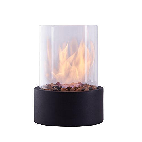 Danya B. Indoor / Outdoor Portable Tabletop Fire Pit – Clean-Burning Bio Ethanol Ventless Fireplace - Small