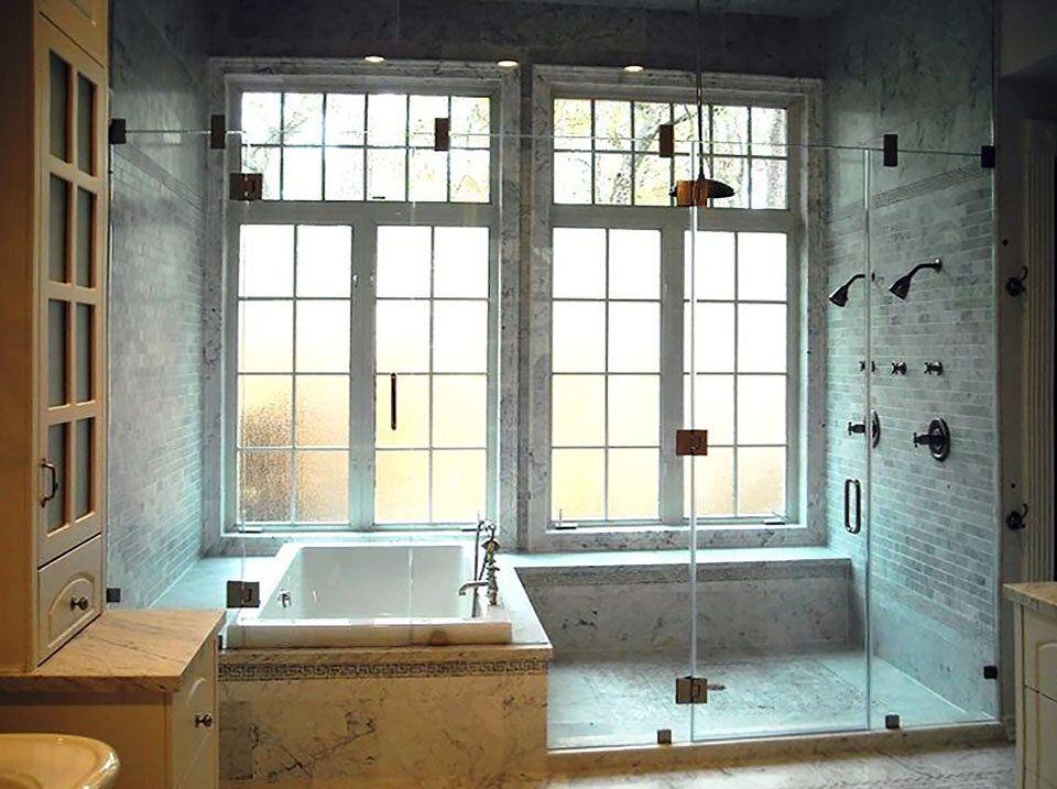 Custom shower door