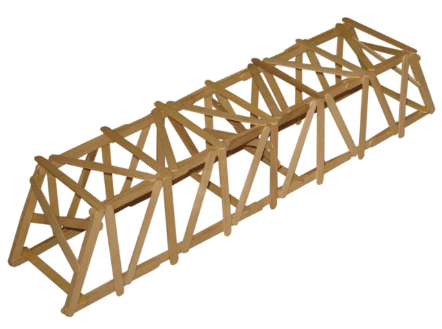 Image result for pictures of bridges made from popsicle sticks