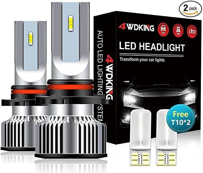 4WDKING 9005/HB3 LED Headlight Bulbs