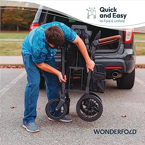 WonderFold W2 Luxe Double Stroller Wagon