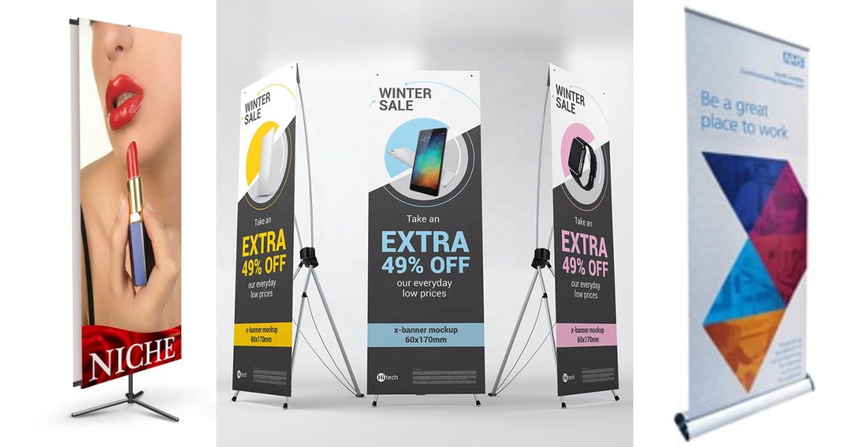 Display banner stands