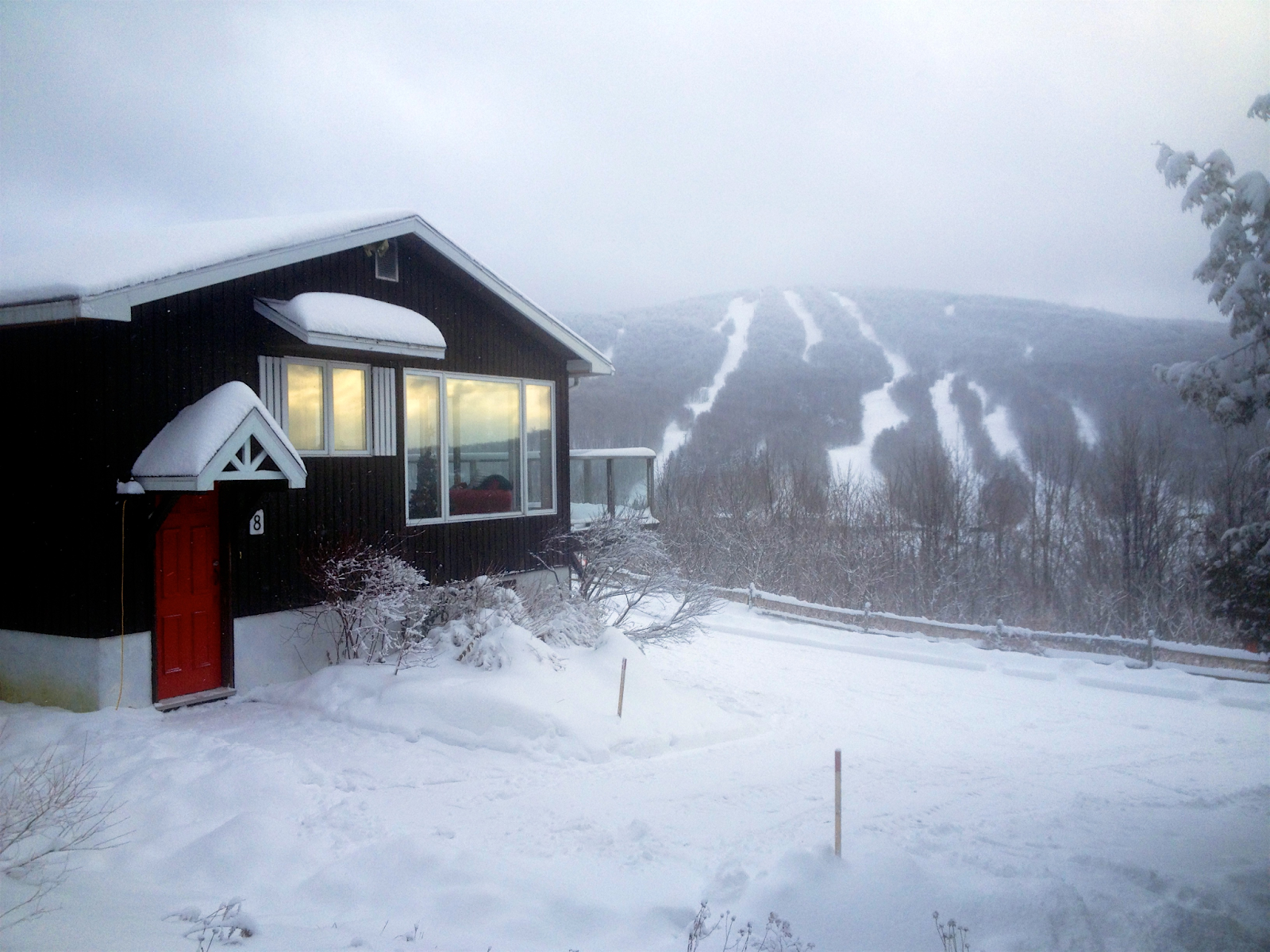 Chalets à louer près d'une montagne de ski en Estrie #11