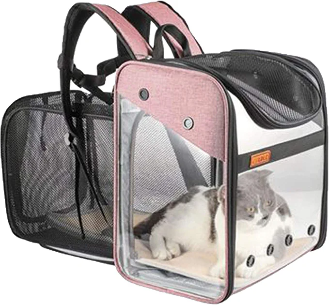 Shiningirl Pet Dog Cat Breathable Backpack -image