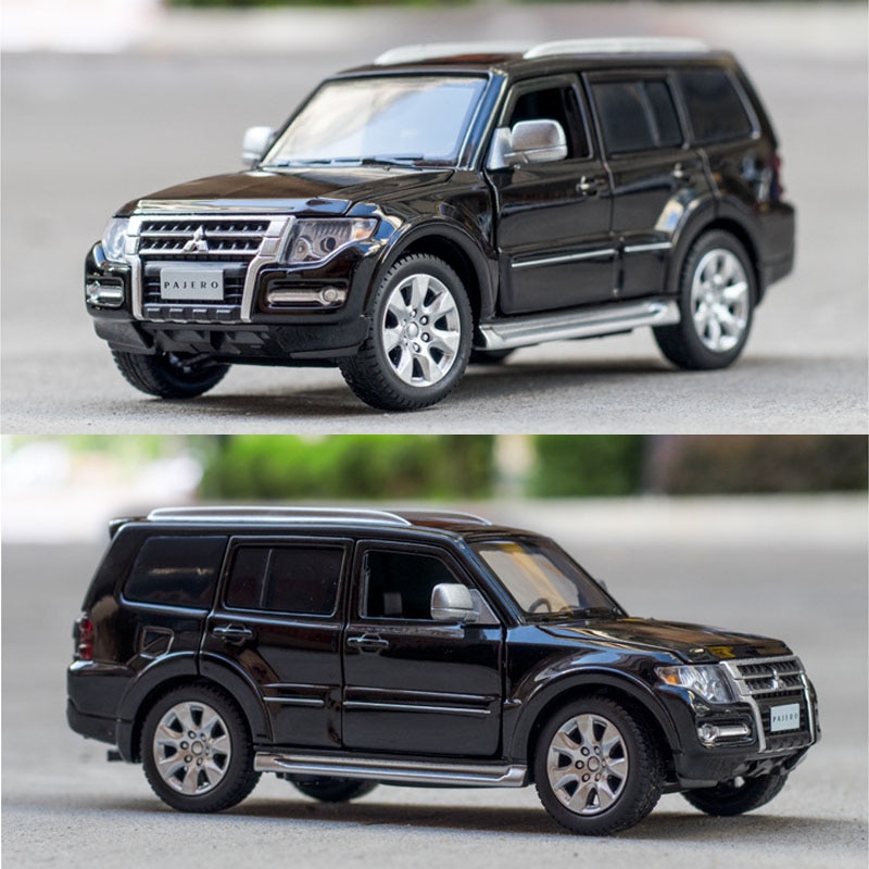 1:32 DIECAST For MITSUBISHI PAJERO V97 SUV MODEL ALLOY PULL BACK CAR