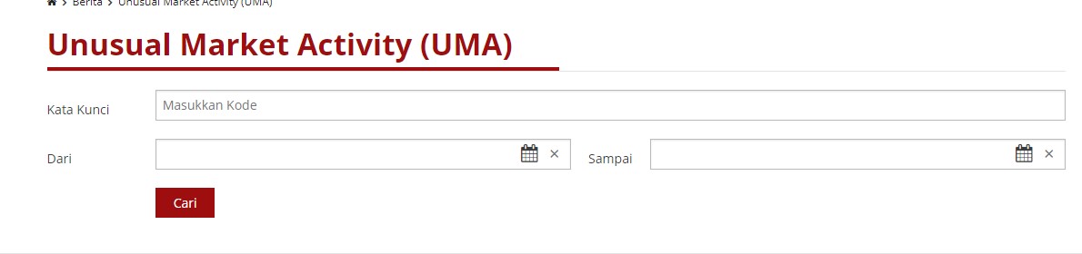 Apa itu UMA IDX?