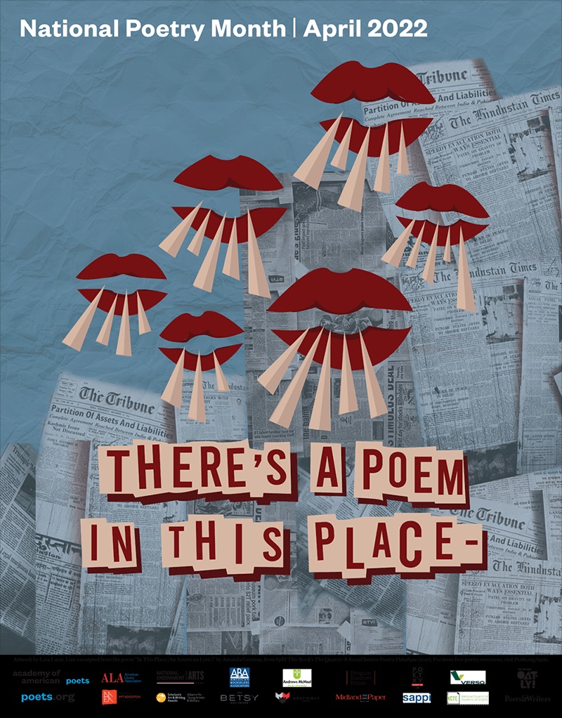 03 National Poetry Month: Academy Of American Poets Official 2022 Poster
