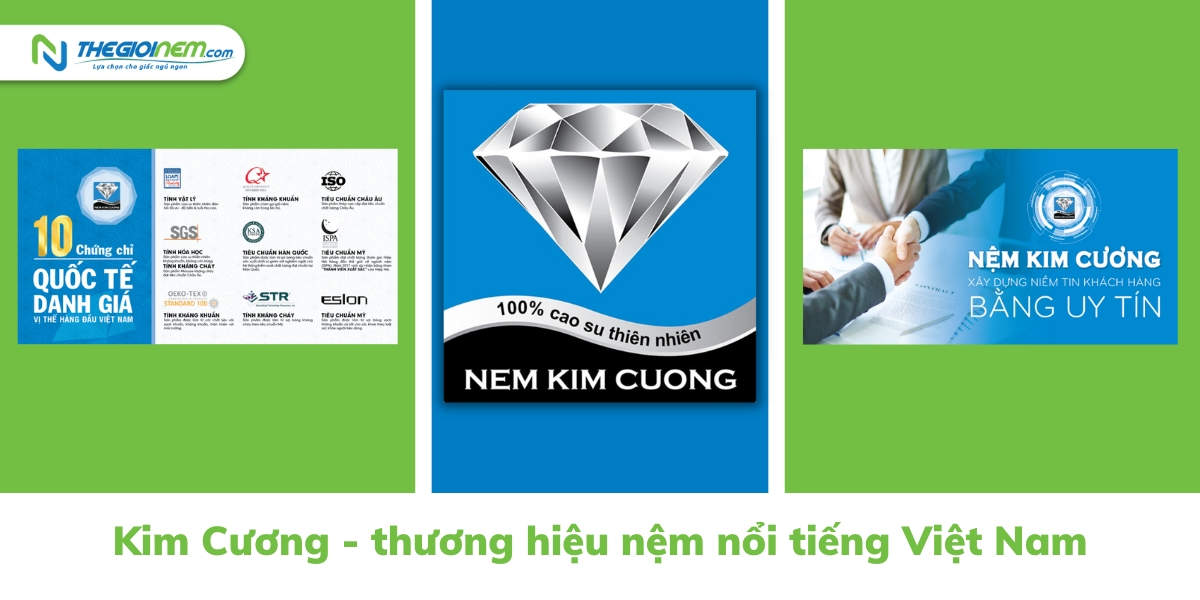 Cửa hàng bán nệm cao su Kim Cương Nha Trang uy tín | Thegioinem.com