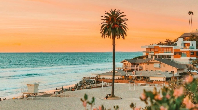 Moonlight State Beach in Encinitas