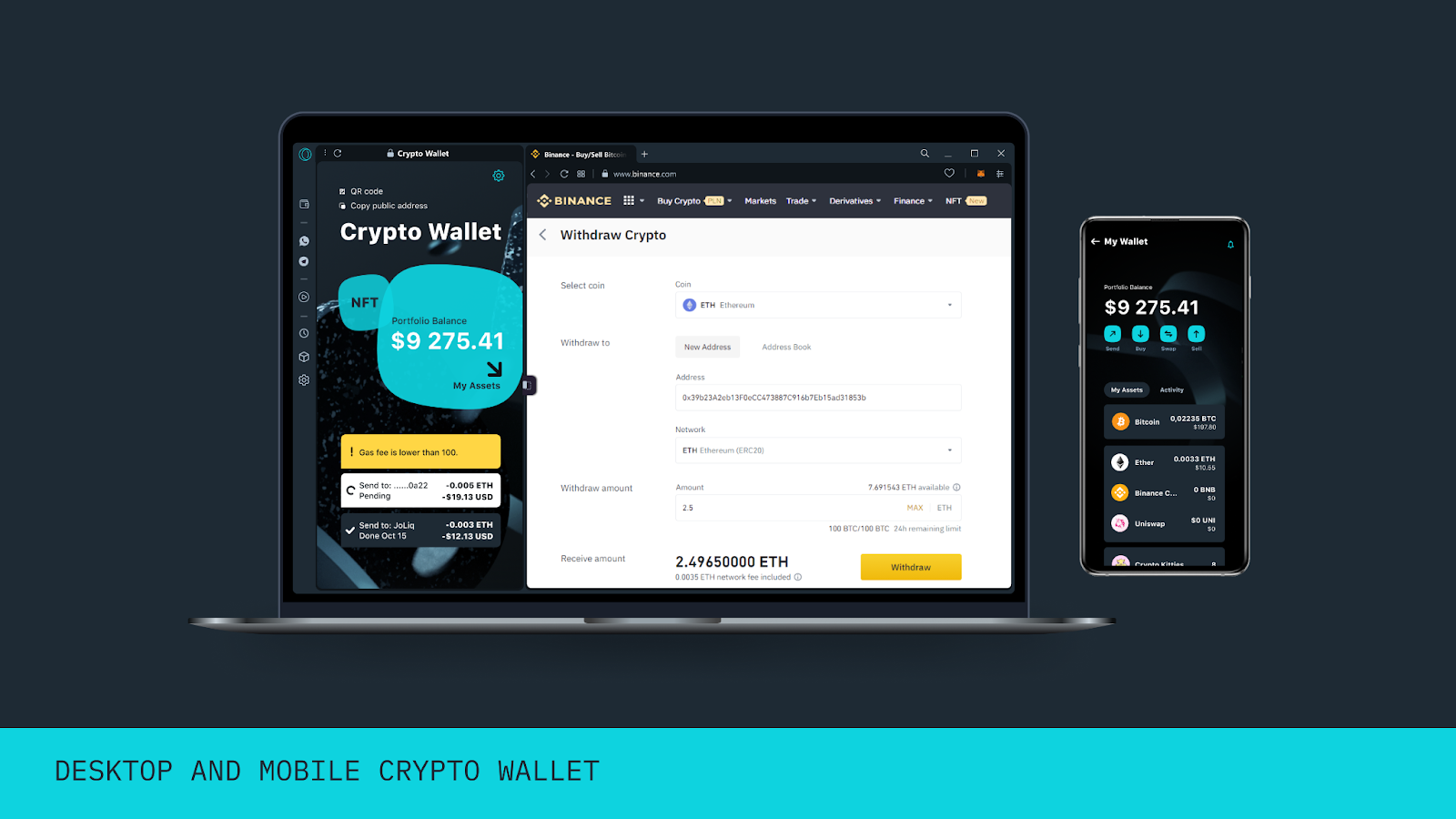The Crypto Wallet in the Opera Crypto Browser project