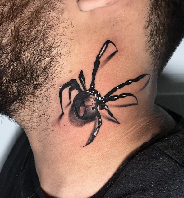 Rocky Spider Tattoo