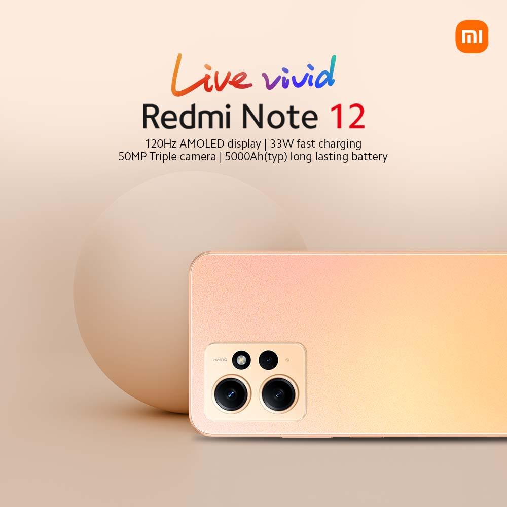 2-Redmi Note 12 Sunrise Gold