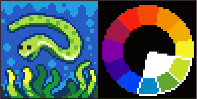How to start making pixel art #6. Basic Color Theory | by Pedro Medeiros |  Pixel Grimoire | Medium