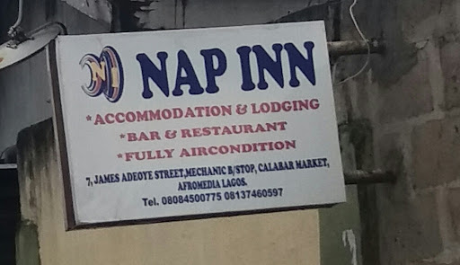 Nap Inn, Mechanic Bus Stop, 7 James Adeoye St, Calabar Market, Afromedia, Lagos, Nigeria, Motel, state Lagos