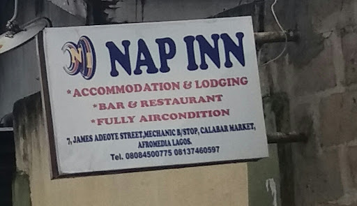 Nap Inn, Mechanic Bus Stop, 7 James Adeoye St, Calabar Market, Afromedia, Lagos, Nigeria, Hotel, state Lagos
