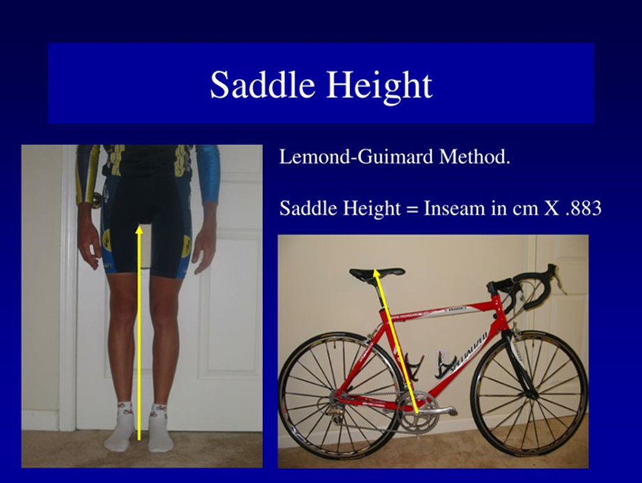 Measure your inseam to calculate the correct height of your mountain bike saddle. 