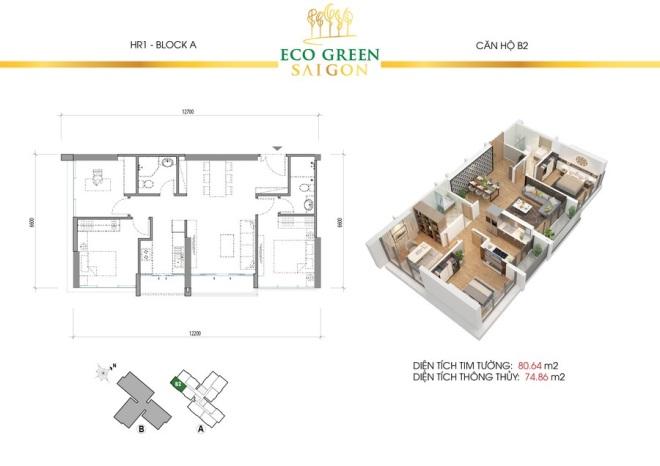 Tùy từng diện tích căn hộ mà mức giá thành của chúng sẽ khác nhau