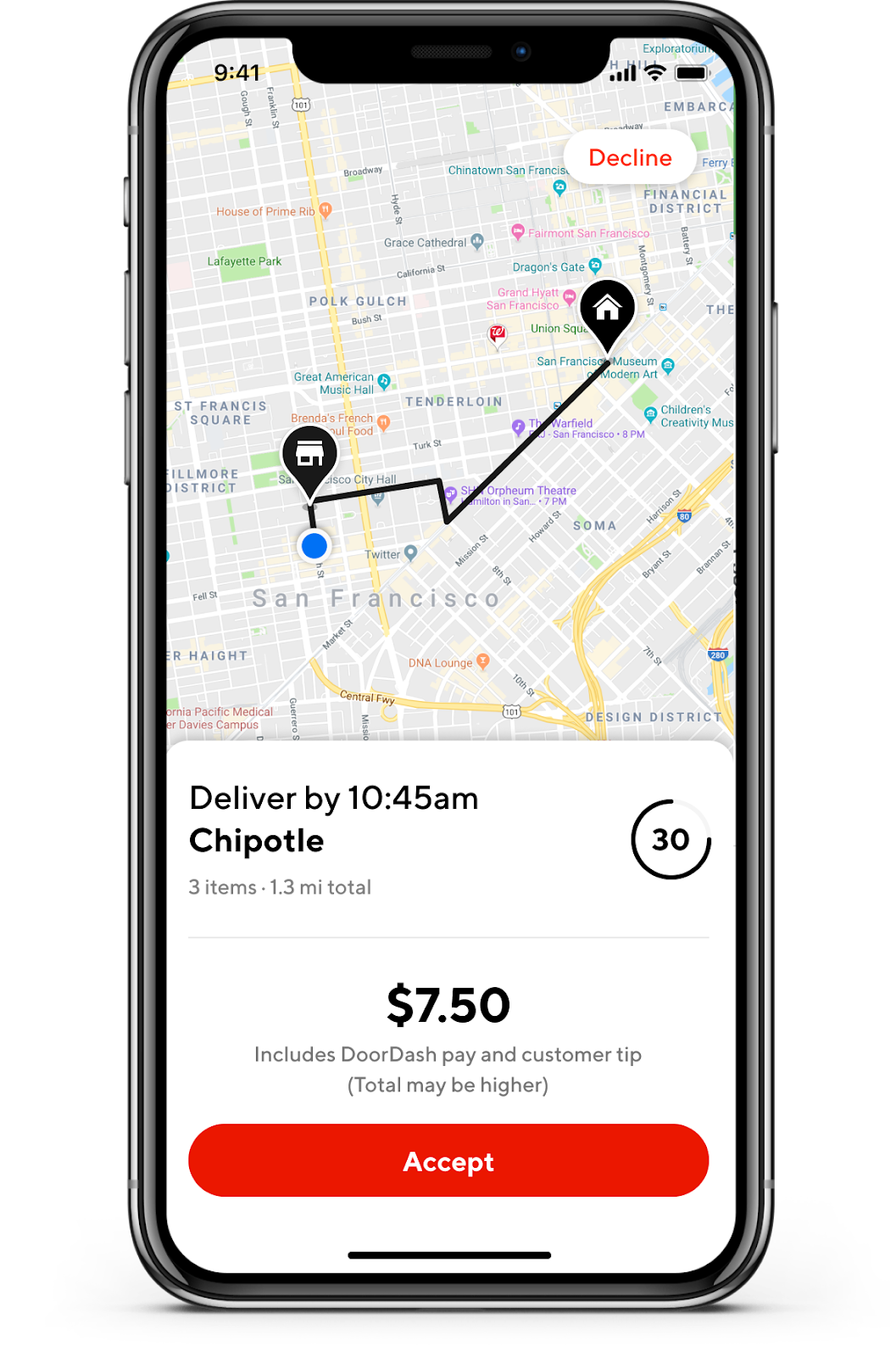 DoorDash Driver (Dasher) Application