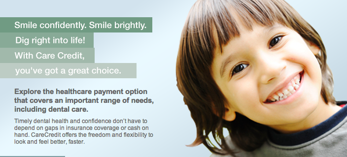 CareCredit smile confidently, smile brightly with the healthcare payment option