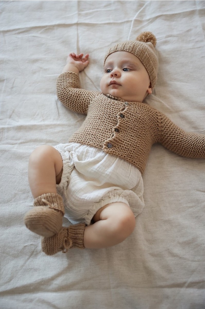 gilet en laine naissance