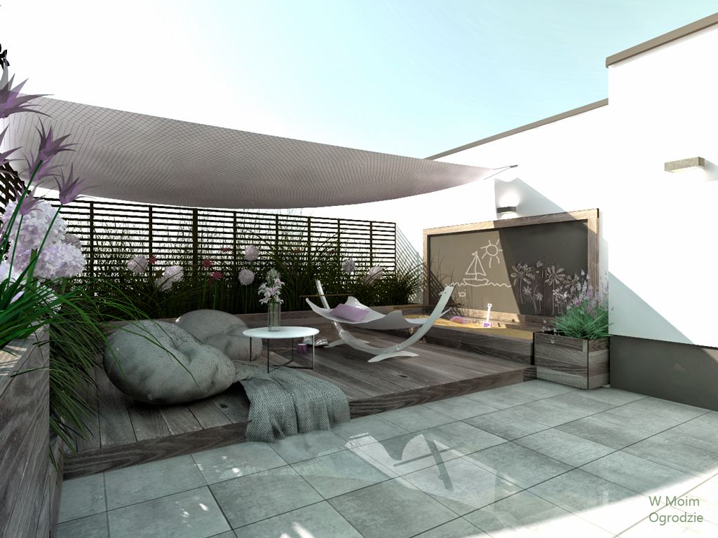 desain rooftop minimalis