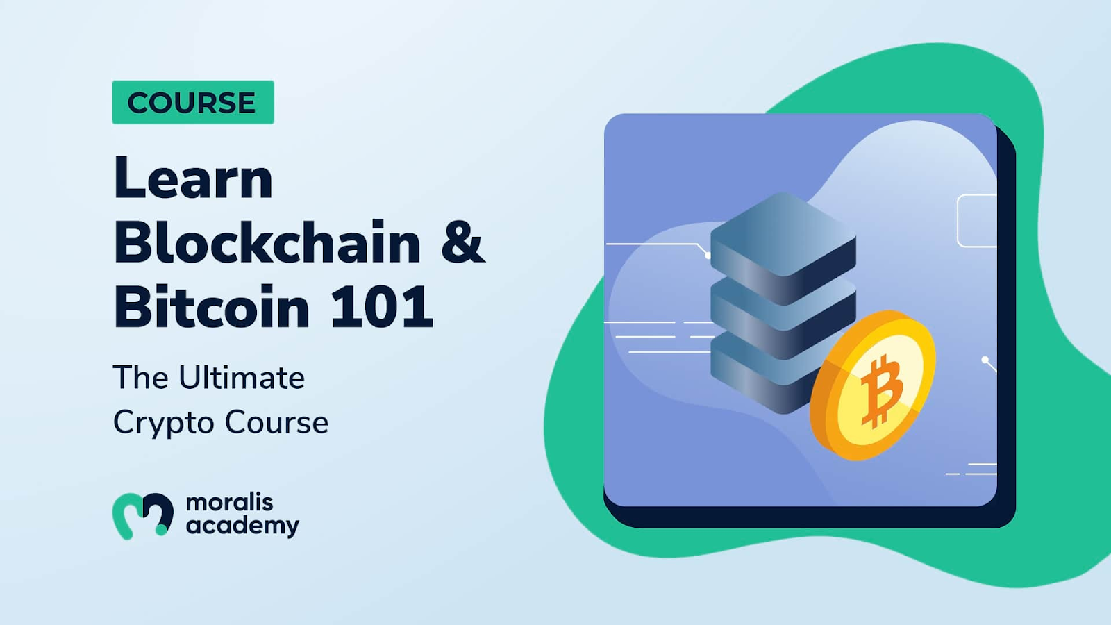 Featured course cover: Learn blockchain and Bitcoin.