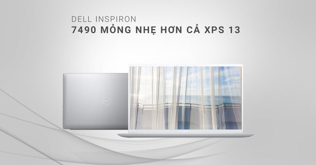 thiết kế laptop dell inspiron 7490