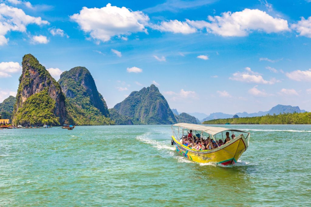 Boat trips and beach days - outings in Ao Phang. Credit: Shutterstock