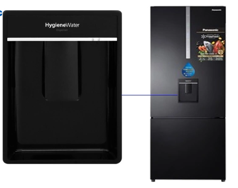 Tủ lạnh panasonic inverter 410 lít NR-BX460WKVN có ngăn lấy nước bên ngoài