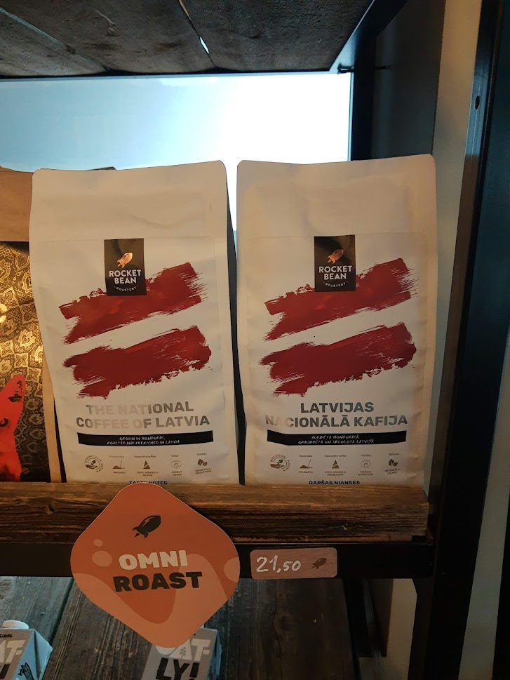 Rocket Beans batch of official coffee of Latvia