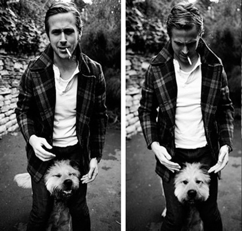 Posado Ryan Gosling + George