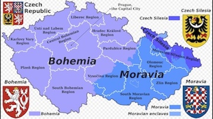 Bohemia On World Map Bohemia, Moravia, and Czech Silesia   Slavic Cataloging Manual