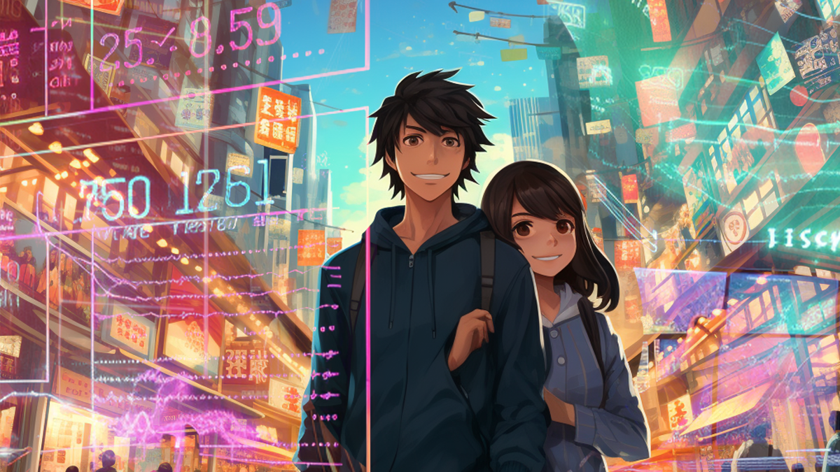 binary options trading screen for anime characters 