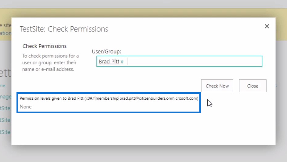 SharePoint site access