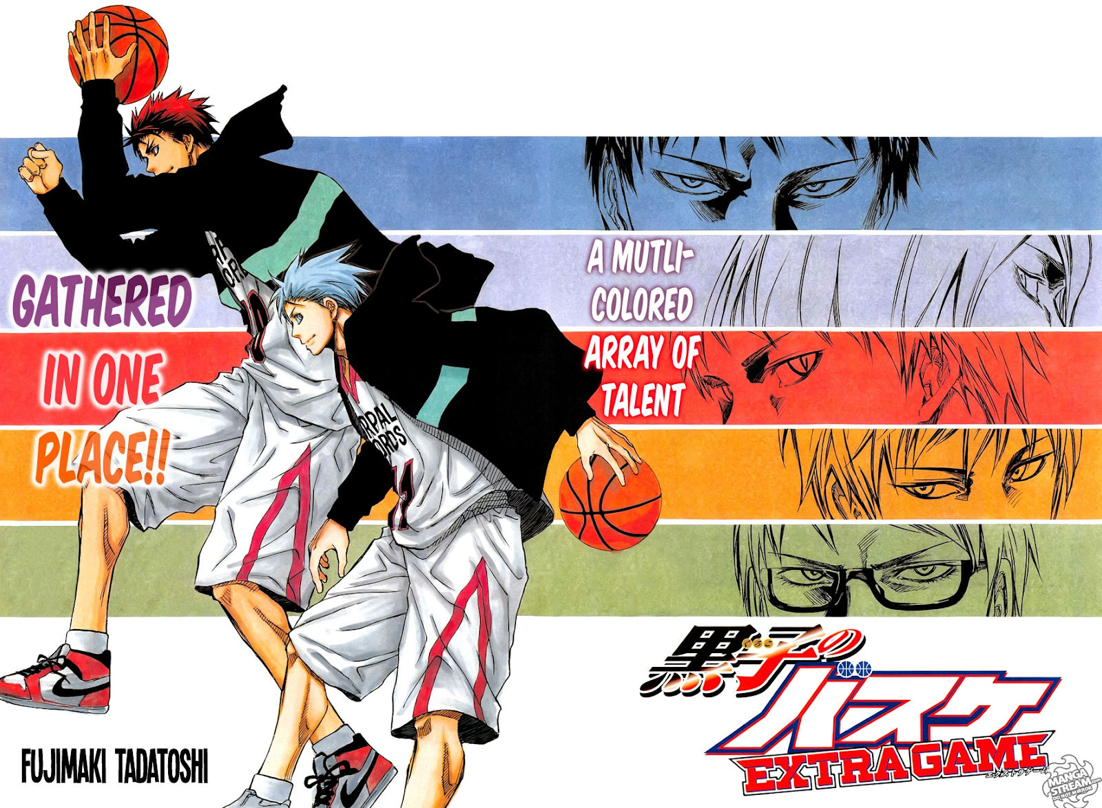 As Kagami finds that the enigmatic Kuroko was the "Secret 6th Player" of the unstoppable (but now parted) junior-high squad known as the "Generation of Miracles
