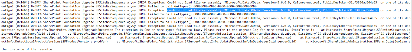 Could not load file or assembly 'Microsoft.Data.OData, Version=5.6.0.0, Culture=neutral’