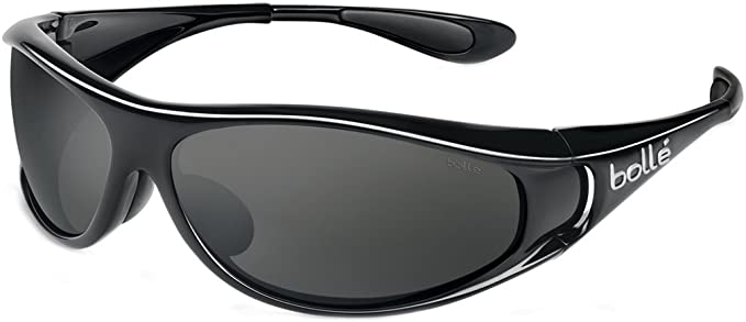 Bolle Sport Spiral Sunglasses (Shiny Black/Polarized TNS)