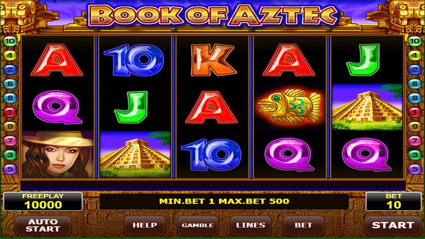 Book of Aztec slot by Amatic