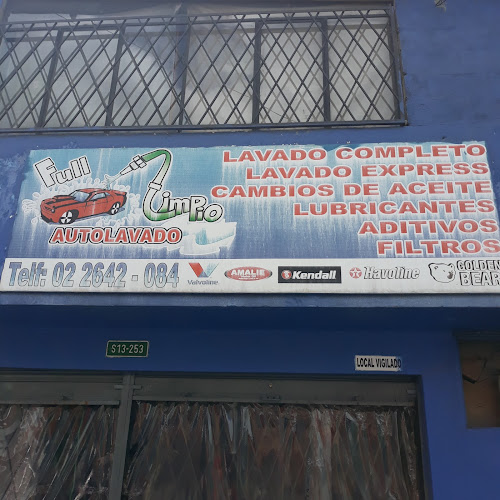 Horarios de Full Limpio Autolavado