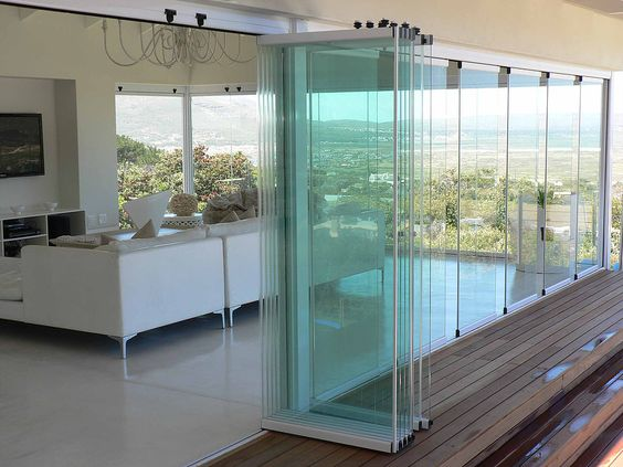 Sleek glass curtain design. Source: Pinterest. Glass Curtain - Chiefway