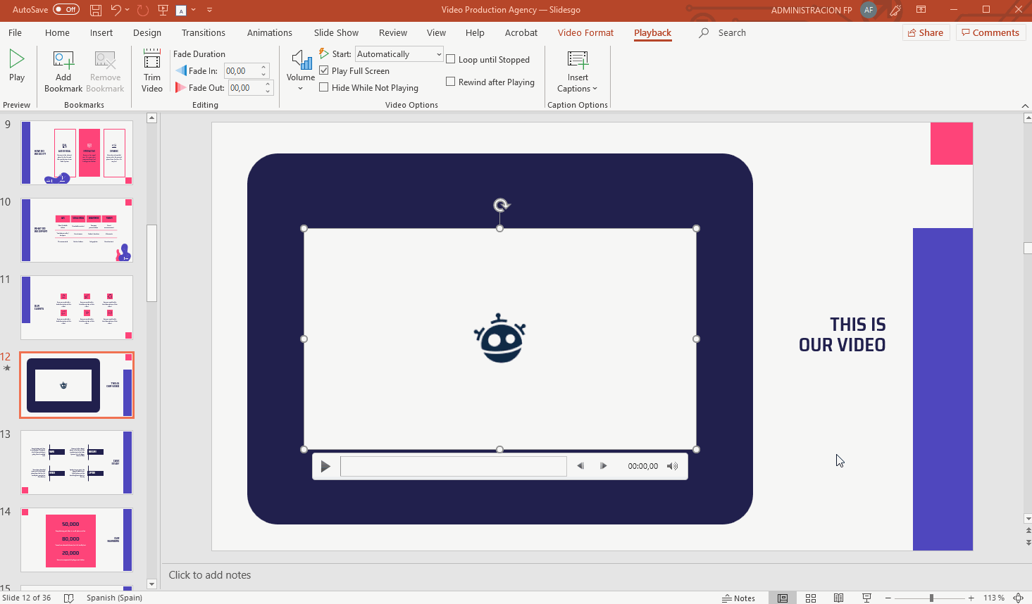 Caption options in PowerPoint