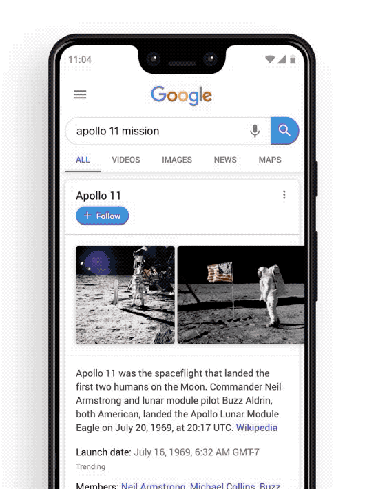 Google celebra o 50º aniversário da chegada do homem à Lua 3