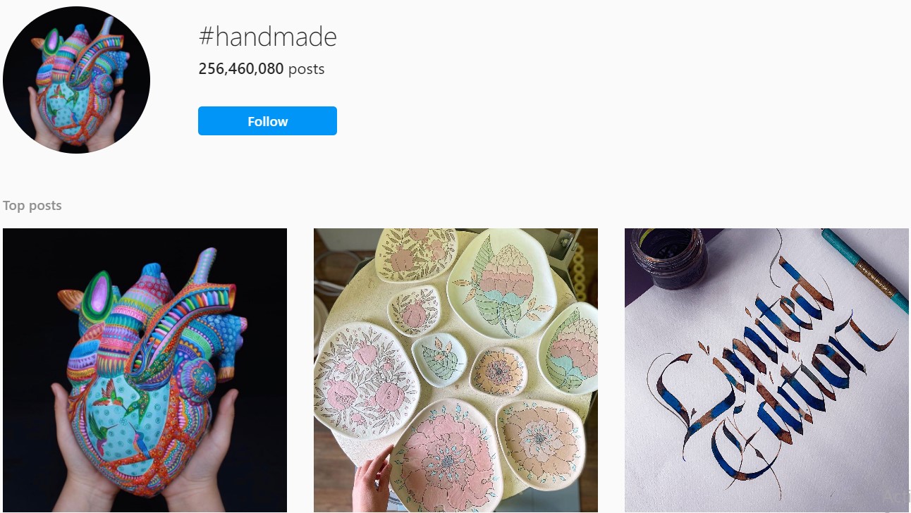 How to use hashtags to get to more customers on Instagram. 