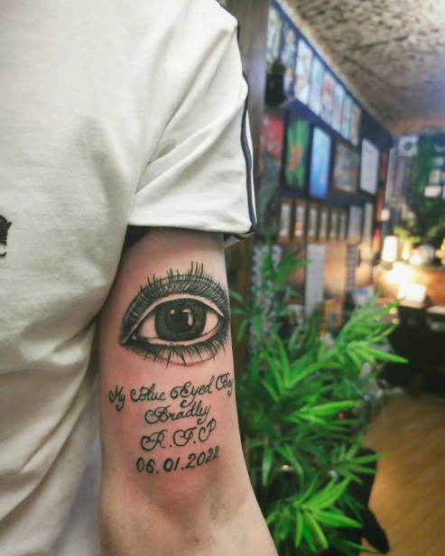 Memorial Eye Tattoo